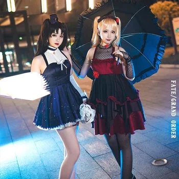 Osud Frand, Aby Ereshkigal & Ishtar Cosplay Kostým Mesiac Priateľka Tohsaka Rin Šaty Krásnej Lolita Šaty Halloween Uniformy