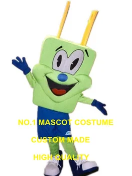 Green plug muž maskot kostým pre dospelých veľkosť veľkoobchod cartoon plug kontakt, konektor pin tému reklama kostýmy karneval 2942