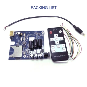 10pack 2 MINI AHD 2 DVR PCB dosky pre Video Dohľad Zabezpečenia Ochrany 10V až 32V energie pre vozidlá výkonné funkcie
