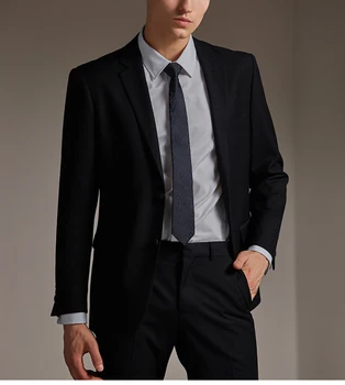 2020 Nové Obleky Slim Fit Odevy pre Mužov Zákazku Vyhovuje Pletie Obleky, Klasické Profesionálne 2ks Vyhovuje Nastaviť Dve Tlačidlá