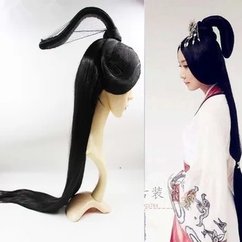 Staroveké víla vlasy cosplay dávnych dynastie vlasy cosplay pre ženy festival cosplay tvarované princezná vlasy produkt