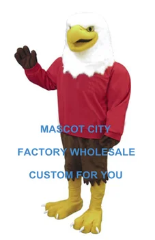 Zákazku Eagle Maskot Kostým pre Dospelých Veľkosť Mascotte Mascota Oblečenie Vyhovovali Maškarný Karneval Cosply Strany Kostým SW1151