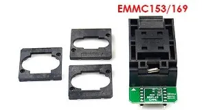 EMMC BGA153/169 Flip Sídlo T56 Programátor Špeciálny Adaptér, Mobilný Telefón, LCD TV, Navigácia