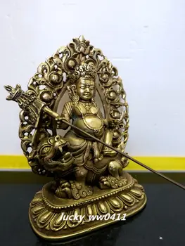 Nádherné čistej medi sochu Budhu veľa učenia domácnosti, ozdoby, potreby pre umeleckých remeselníkov a nábytkárske výrobky Symbol bohatstva