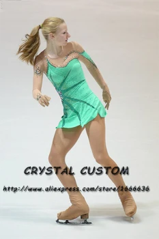Vlastné Dospelých krasokorčuľovanie Šaty Elegantné Nové Značky Ice krasokorčuľovanie Šaty Pre Ženy Súťaž DR3705