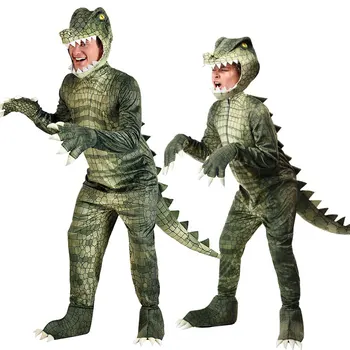 Halloween, Deň Detí Jurský Fáze Show Výkon Dospelých Zvierat Krokodíl Americký Cosplay Kostým