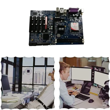 G41 DVR Bezpečnostný Monitorovací Doska LGA775 DDR3 5 PCI Sloty Priemyselné Plochy základnej Doske Počítača
