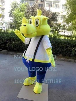 žltá rhino maskot kostým vlastné maškarný kostým anime cosplay súpravy mascotte maškarný karneval kostým 41349
