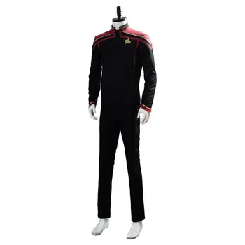 Hviezda Cosplay Trek Jean-Luc Picard Kostým Jednotné Oblečenie Halloween Karnevalové Kostýmy