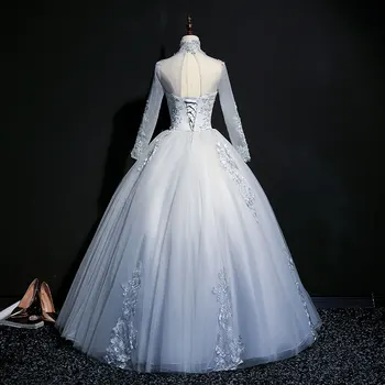 Luxusné strieborné sivá/ružová výšivky golier rukáv plesové šaty, šaty Renesancie Šaty kráľovná šaty Viktoriánskej/márii Antoinette Belle