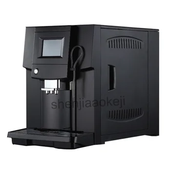 220v 1250w Dotyk Commerical Plne Automatický kávovar LCD espresso kávovar & mlynček na kávu 19 barov cappuccino maker