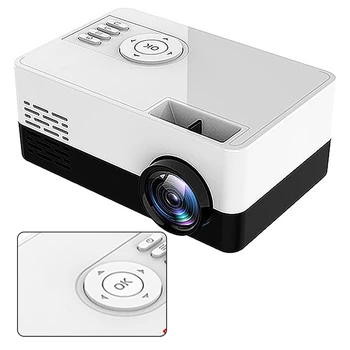 Projektor S261 600 Lúmenov 1080P Domácnosti Rodič-Dieťa Prenosný Projektor Home Office Mini LED TV