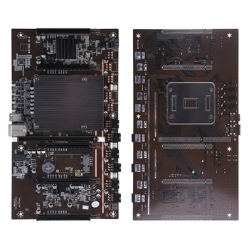 24BB X79-H61 BTC Doske 5PCIE LGA 2011 DDR3 BTC Ťažba Doska 60 mm Vzdialenosť