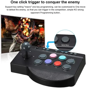 Ovládač PC a PS4 ovládač pre PS3/Xbox Jeden/Nintendo Prepínač Arkádová Bojová Hra Boj Stick PXN 0082 USB Street Fighter