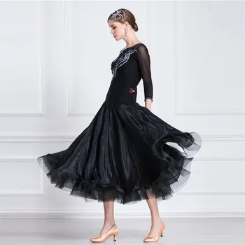M-1874 Nový Príchod Sála Súťaže Šaty Moderné Valčík Tango Tanečné Šaty Flamenco Sála Praxi Tanečné Šaty Na Predaj