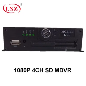 Mdvr ahd 4 cestnej HD koaxiálny car video recorder 720P/960P HD monitor hosť kamerový 4ch sd karta mobile dvr