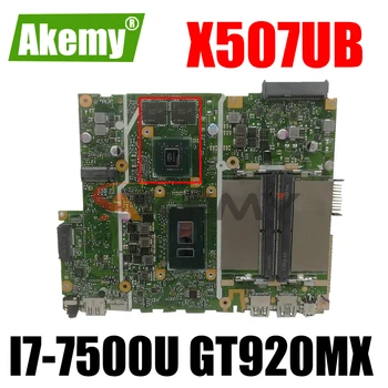 X507UB je vhodný pre ASUS X507U X507UBR X507URA Y5000UB notebook doske I7-7500U GT920MX test OK