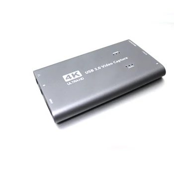 USB 3.0 4K 60 HZ 1080P HD Video Game Capture Karty, Video Prevodník, HDMI Výstup Live Streaming pre Xbox PS4 MAC Plug and Play