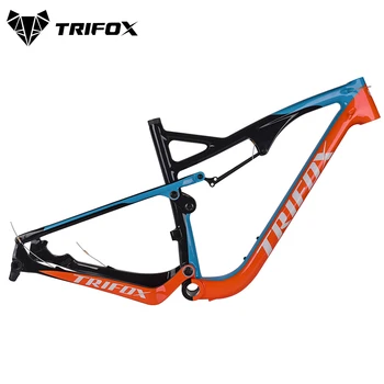Trifox MFM100 uhlíkových vlákien celoodpružených horských boost MTB bicykel rám rámy 148*12 mm kotúčová brzda