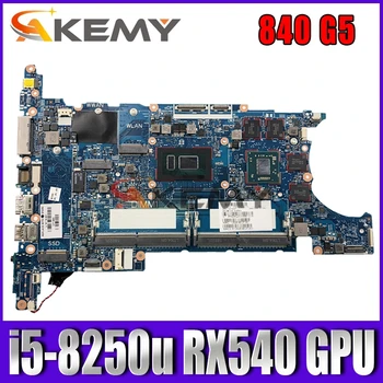 840 G5 Pre HP EliteBook 850 G5 840 G5 DOSKE i5-8250u cpu RX540 GPU 6050A2945601-MB L16119-601Test ORIGINÁLNE práce