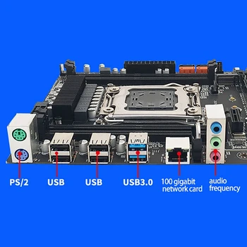 X99 Doska s E5-2620 V3 CPU 8GB DDR4 RAM LGA2011-3 V3 V4 Dual M. 2 NVME Sloty SATA3.0 USB3.0 PCIE X16 Doska