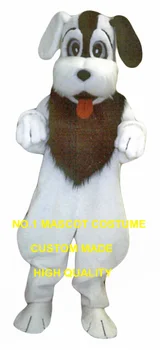 Biele šteňa maskot kostým veľkoobchodný predaj dospelých veľkosť karikatúra psa tému anime cosplay kostýmy prázdninový karneval, maškarný 2711