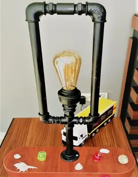 Retro Rustikálny Vzor Stolná Lampa, Priemyselného Dizajnu, Stolná Lampa, Home/Office Dekor, Nočné Svetlo