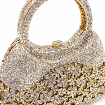 BL039 Luxusné diamante večer tašky farebné spojka tašky ženy party kabelku večera tašky crystal kabelky drahokam svadobné tašky