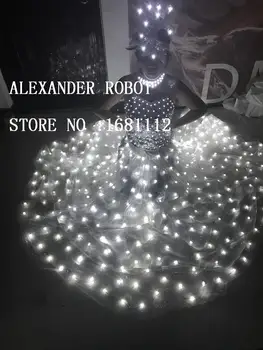 LED Kostýmy /LED Svietiace motýľ / Svetelný kostýmy/ Alexander robot/LED Balet kostým party/Príjem clothingss