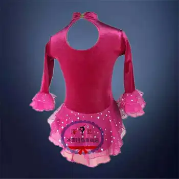 Krasokorčuľovanie Šaty Pre Dievčatá Elegantné Novú Značku Vlastné Korčuľovanie Šaty Pre Súťaže DR4449