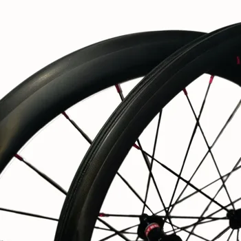 Bike závodné kolesá 700 C zmiešané 38 mm cestnej uhlíka dvojkolesia clincher predné 38+50mm zadné rúrkové pneumatiky 20/24 hole black hovoril&bradavky