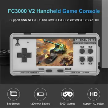 Retro Prenosný Mini Handheld Video Game Console Vstavané 4000+ Klasické Hry FC3000 V2 Retro Handheld Video Game Console Dary