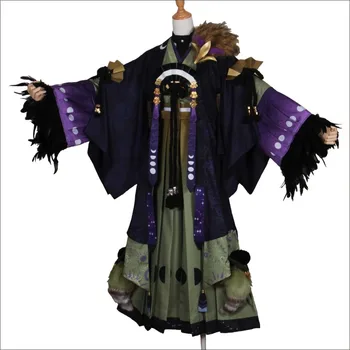 Anime! Onmyoji Demon fox Noc čaro fox New Skin Nádherný Kimono Jednotné Cosplay Kostým Halloween Oblečenie Doprava Zadarmo