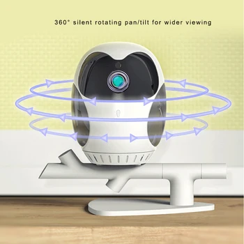 Smart Wifi IP Kamera Full Hd 2mp Nočné Videnie obojsmerné Audio, Detekcia Pohybu Mini Wifi Baby Monitor CCTV Kamera S 6 IR Objektív