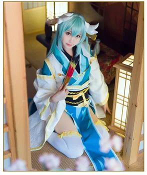Osud Grand Aby Kiyohime FGO Kimono Cosplay Kostým Celý Súbor Žien Halloween Kostým COSPLAYONSEN
