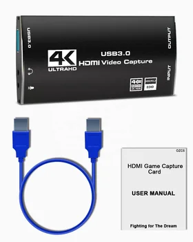 OZC5 4k@60Hz HDMI Vstup do 4K 60Hz Výstup HDMI,4K 60FPS na USB 3.0 4K 30FPS Video Game Capture Device Karty pre Živé Vysielanie