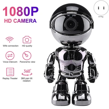 1080P Robot Wifi IP Kamera Bezpečnostná Kamera Wifi Bezdrôtové Kamery Smart Home Video Dohľad Baby Monitor