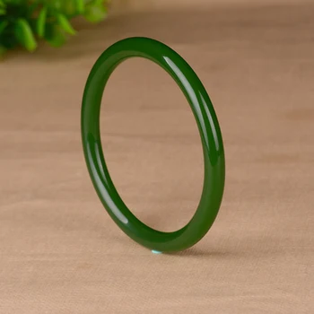 Zheru Šperky Prírodné Hetian Jade Zelené Pásy 54 mm-64mm Náramok Elegantné Princezná Šperky Najlepší Darček pre Matku a Priateľku