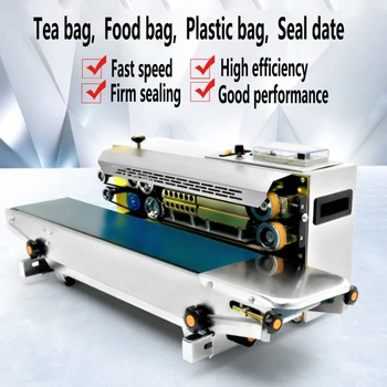 Automatické Plastové fólie Tesniaci stroj Obchodné Kontinuálne Hliníkovej fólii, plastové vrece/Čaj taška/Potraviny taška Tesnenie stroj