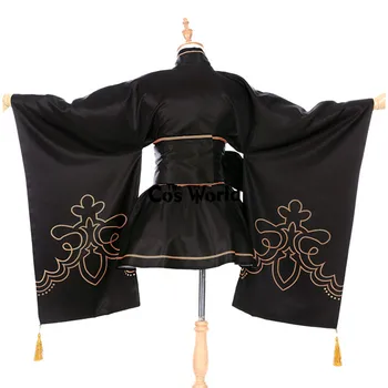 NieR Automaty Hrdinka YoRHa Č. 2, Č. 9, Typ B Typ S Kimono Yukata Vyhovuje Uniforme, Cosplay Kostýmy