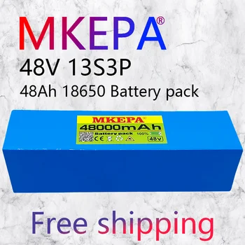 13S3P 48V 48000Ah lithiumion batérie 1000w Lithiumion Batéria Pre Elektrický požičovňa Skútrov BMS+poistka zariadenia