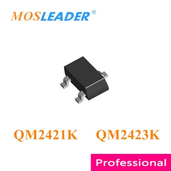 Mosleader QM2421K QM2423K SOT23 3000PCS QM2421 QM2423 P-Kanál 20V 3A 4A 4.2 JE Vyrobený v Číne Vysokej kvality