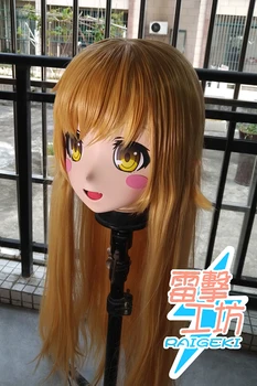 (X-KM201)Kvalitné Ručné Žena/Dievča Živice Japonské Kreslené postavičky Animego Cosplay Kigurumi Maska Crossdresser