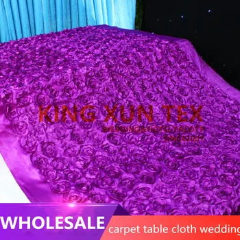 Veľkoobchodná Cena Satin Rozetu Textílie Na Svadby Prípade Obrus Koberec Dekorácie