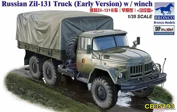 1:35 Vojenské montáž model 1/35 ruskej vyrobené Zil-131 skoro typ zaplatiť naviják dopravu nákladných vozidiel CB35193