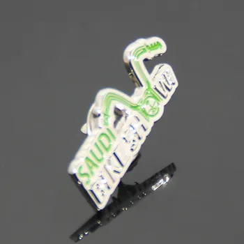 Vysoká kvalita pokovovanie rytie 3D odznak osobnosti trend zliatiny zinku odznak späť motýľ pracka