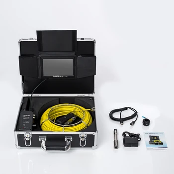 40 M Kábel 23 MM Objektív Priemyselné Potrubia Kontrola 7-Palcový LCD Displej Kanalizácie, Odvodnenie Potrubia Endoskopu Fotoaparát 20m Kábel