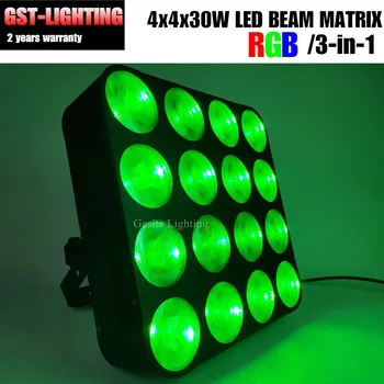 4pcs/veľa 16X30W COB LED Fáze Osvetlenie 16 Hlavy pre DJ Profesionálny DMX Fáze Osvetlenie