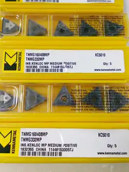 CNC Vložky TNMG160404MP/TNMG160408MP KC5010 Ochladzovací Materiál Určených