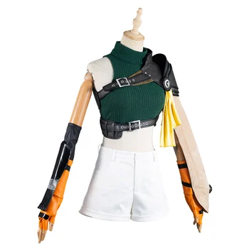 Final Fantasy VII: Remake Intergrade FF7 Yuffie Kisaragi Cosplay Kostým Oblečenie Halloween Karneval Oblek
